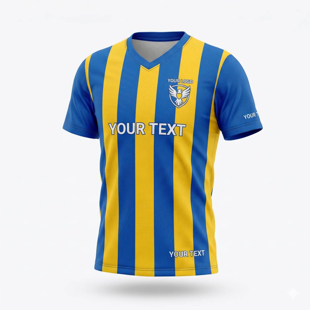 Maillot de foot sur mesure configurateur 3D